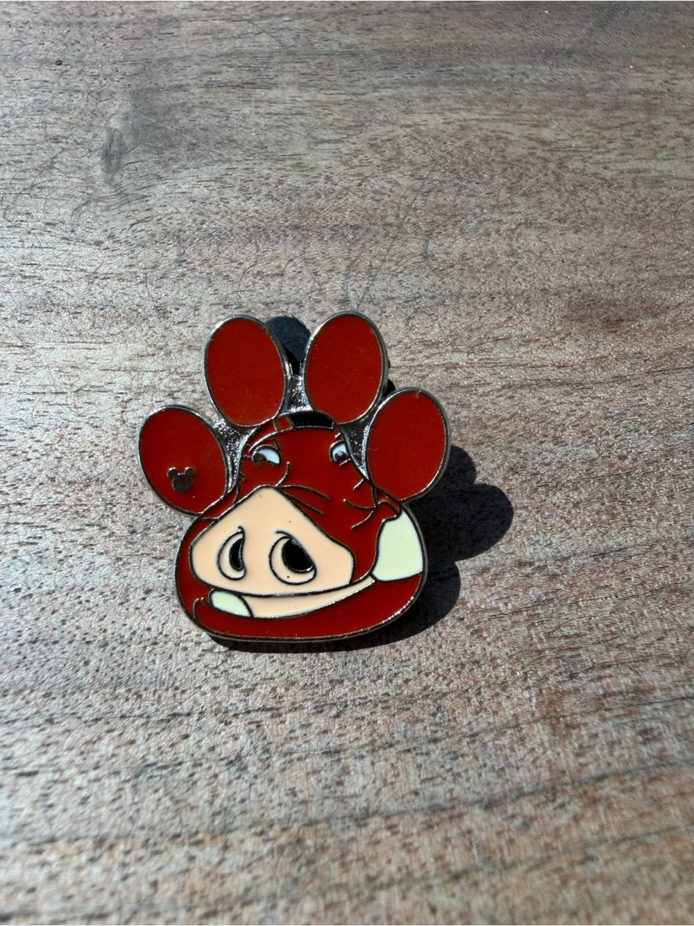 4/$20 Pumba Hidden Mickey Disney Trading Pin